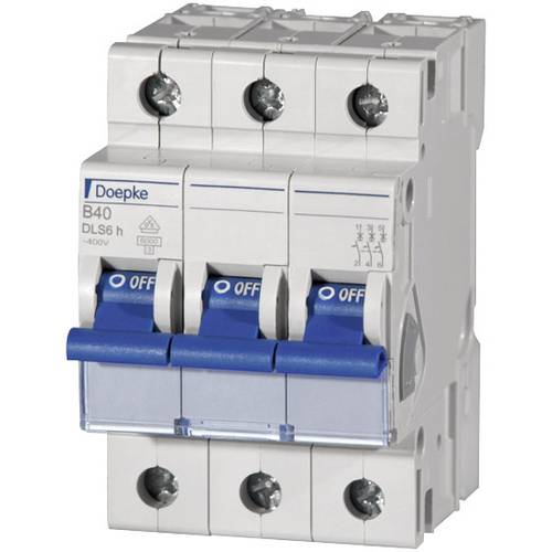 Thumbnail - Doepke 09914115 DLS6H B25A 3polig 6KA Leitungsschutzschalter 3polig 25 A 230 V, 400 V