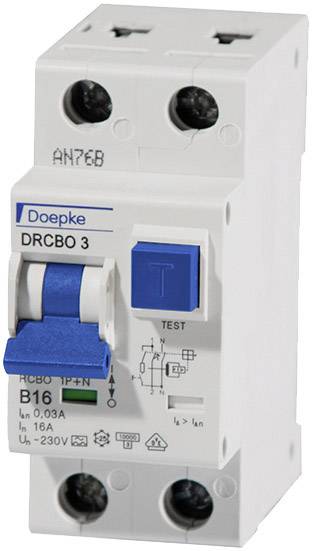 Doepke 09932104 DRCBO RCBO 1-pin 16A 0.03A 230V for Fault & Line P...