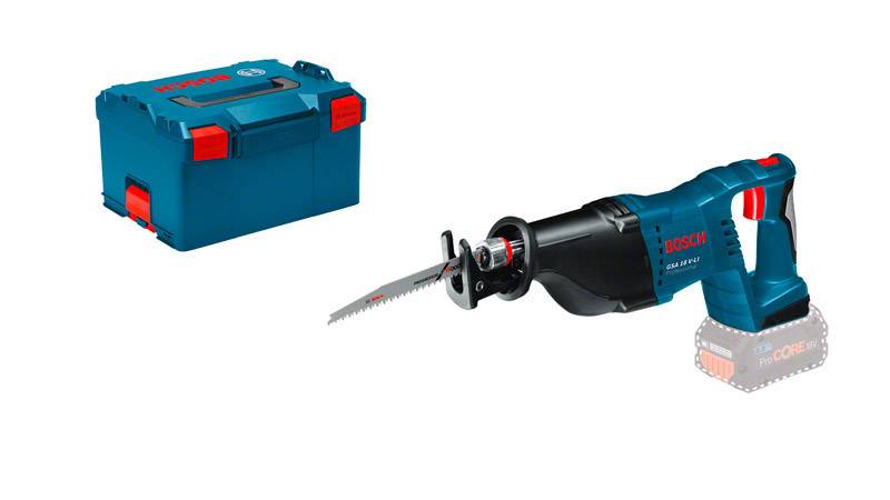 Bosch Professional GSA 18 V-LI Tigersåg Batteridriven 060164J007 inkl. väska, exkl. batteri/laddare 18 V
