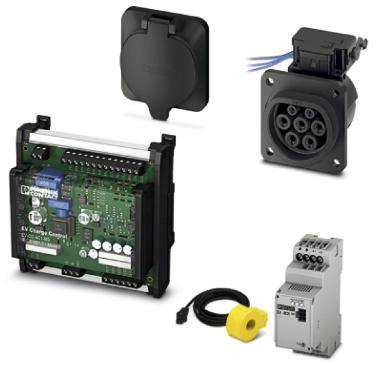 EV-SET-T2AC-BAS-RCM1-20ASE12 eMobility Ladestation Typ 2 Mode 3 16 A 11 kW