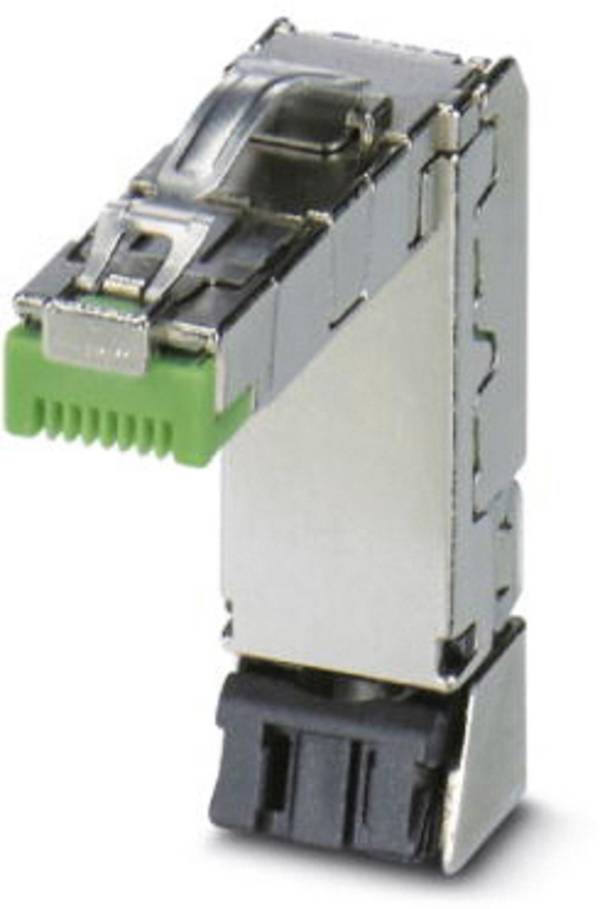 Phoenix Contact CUC-IND-C1ZNI-T/R4IP8 RJ45-Steckverbinder 1421128 Stecker, gewinkelt Polzahl Sensoren 8 Metall 1 St.