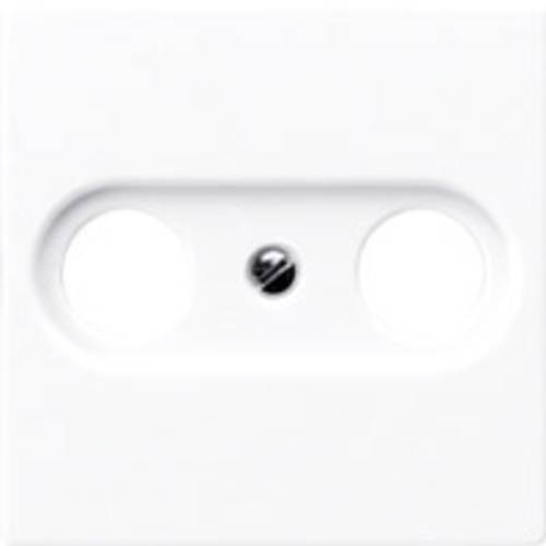 Jung 1fach Abdeckung TV-, Radio-Steckdose Alpinweiß A561PLTVWW 1 St.