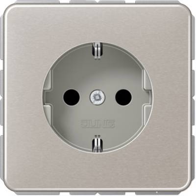 Jung 1fach Einsatz Schutzkontakt-Steckdose Platin CD1520PT 1 St.-0