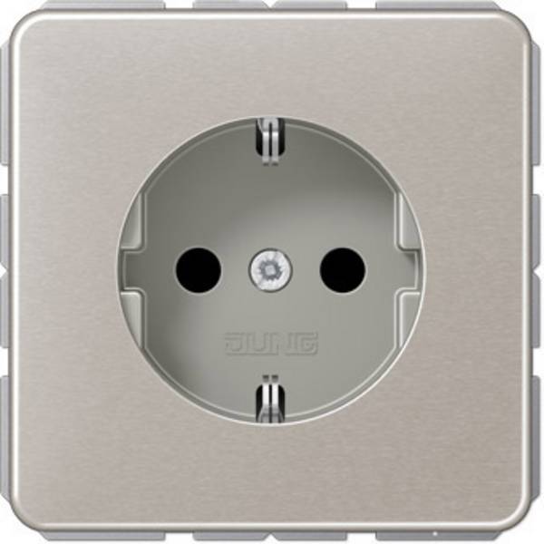 Jung 1fach Einsatz Schutzkontakt-Steckdose  Platin CD1520PT 1 St.