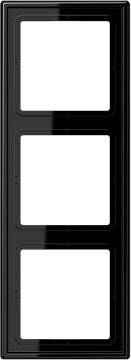 Jung 3fach Rahmen Abdeckung Schwarz LS983SW 1 St.