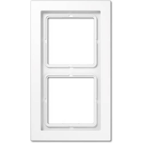 Jung 2fach Rahmen Abdeckung Weiß LSD982BFWW 1 St.