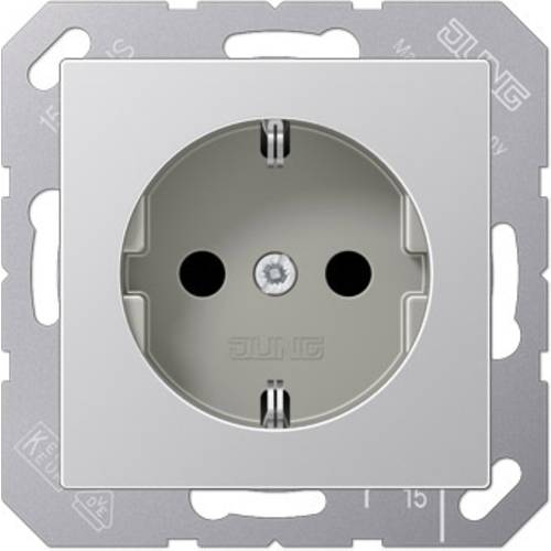 Jung 1fach Einsatz Steckdose Aluminium A1520KIAL 1 St.