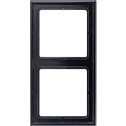 Jung 2fach Rahmen Abdeckung Schwarz LS982SW 1 St.