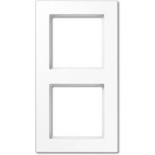 Jung 2fach Rahmen Alpinweiß AC582BFWW 1 St.