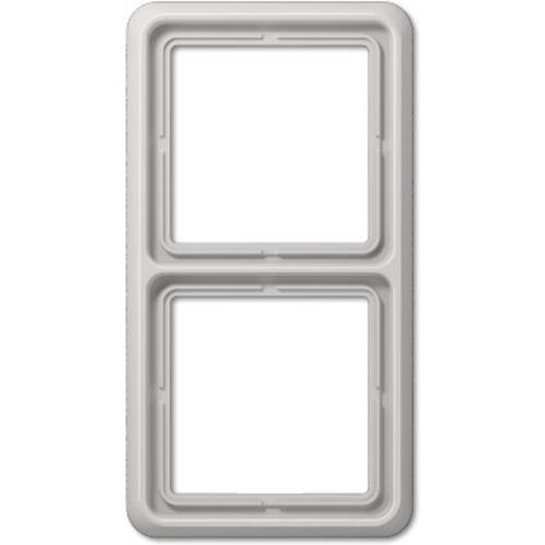 Jung 2fach Rahmen Abdeckung Grau CD582LG 1 St.