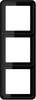 Jung 3fach Rahmen Abdeckung Schwarz CD583SW 1 St.