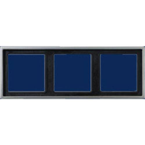 Jung 3fach Rahmen Abdeckung Edelstahl ES2983 1 St.