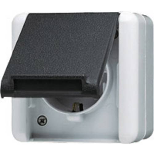 Jung 1fach Aufputzgehäuse Steckdose Grau 820W 1 St.