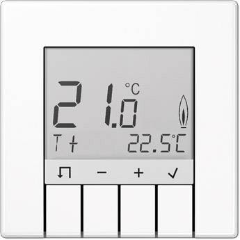 JUNG m.Display Standard alpinweiß Jung TRDLS231WW Temperaturregler - TRDLS231WW - 1 Stück-0