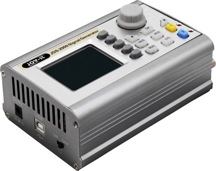 Ein tragbarer Signalgenerator mit Display und Steuertasten, geeignet zur Erzeugung elektrischer Signale für Tests und Messungen.