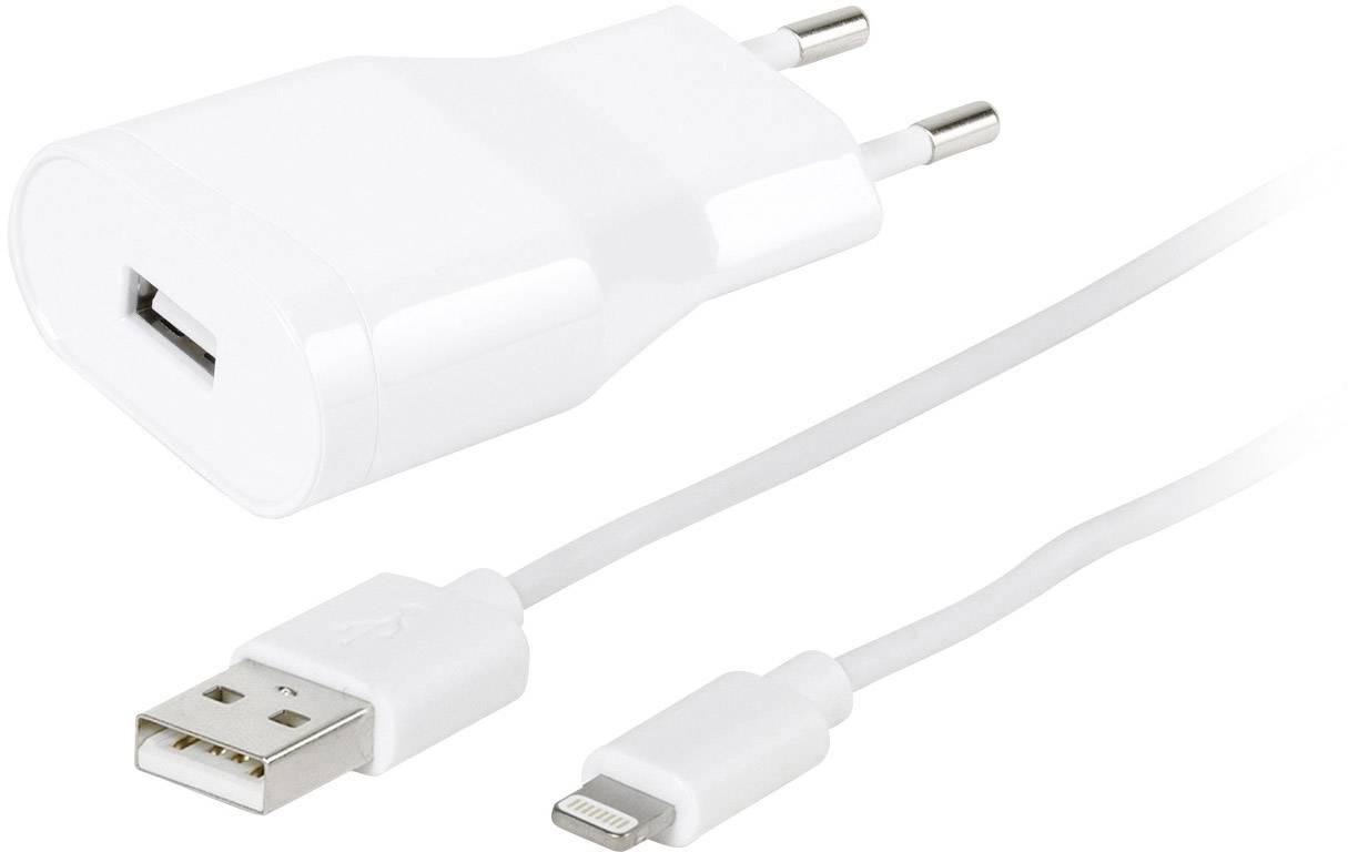 VIVANCO Apple iPad/iPhone/iPod Anschlusskabel [1x USB 2.0 Stecker A - 1x Apple Lightning-Stecke