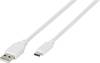 Vivanco USB-Kabel USB 2.0 USB-A Stecker, USB-C® Stecker 1.20 m Weiß 38756