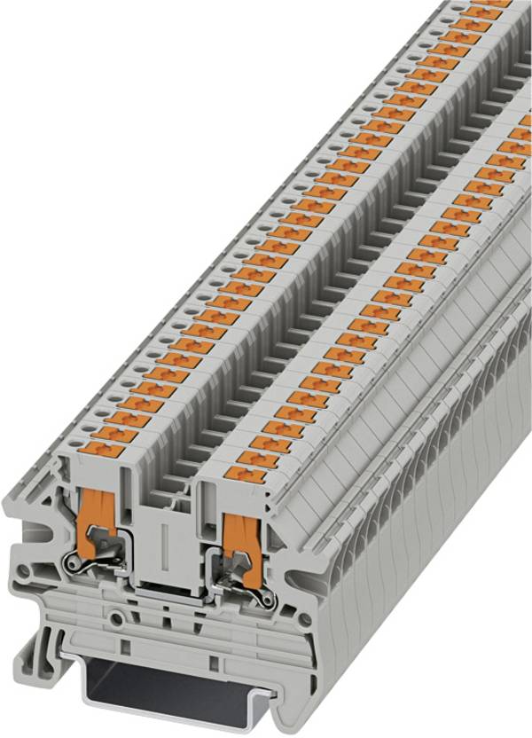 Phoenix Contact 1078960 Durchgangsklemme 5.2 mm Push-In-Klemme  Grau 50 St.