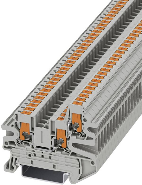 Phoenix Contact 1078966 Durchgangsklemme 5.2 mm Push-In-Klemme  Grau 50 St.