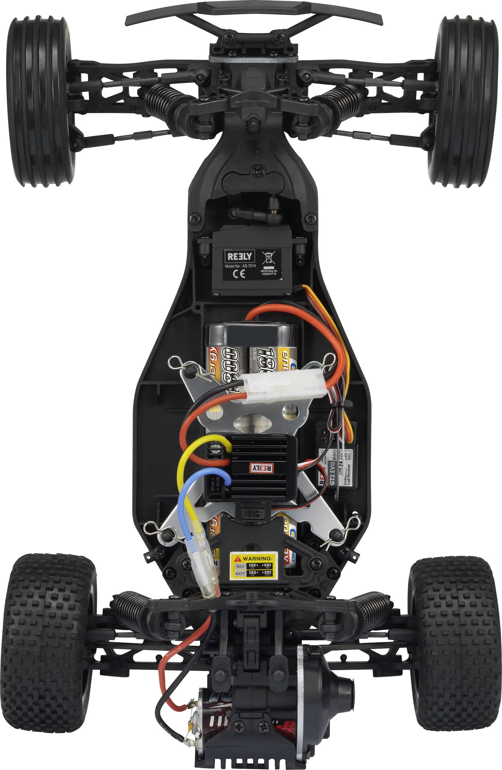 Reely LIZARD Brushed 1:10 RC Modellauto Elektro Buggy 100% RtR 2,4 GHz inkl. Akku und Ladekabel-6