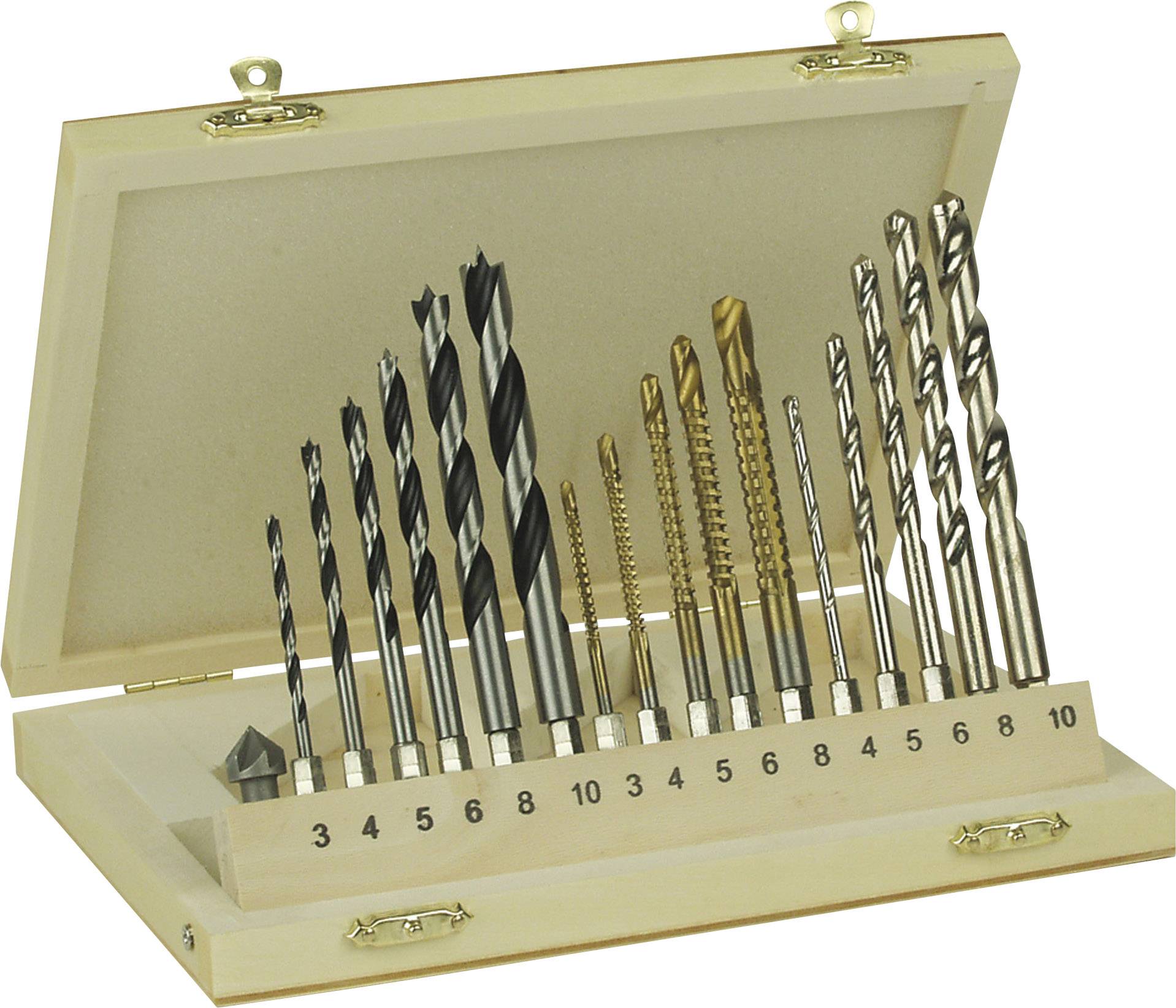 Brüder Mannesmann M54317 Holz-Spiralbohrer-Set 17teilig 1 ...