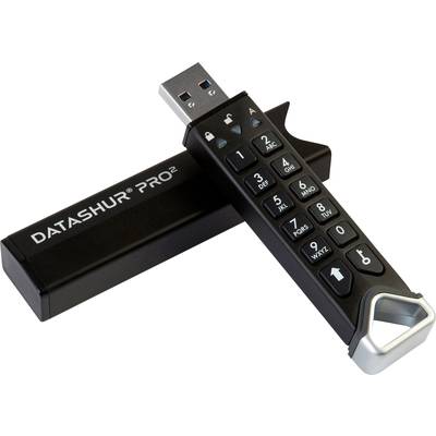 iStorage datAshur Pro2 USB-Stick  64 GB Schwarz IS-FL-DP2-256-64 USB 3.2 Gen 1