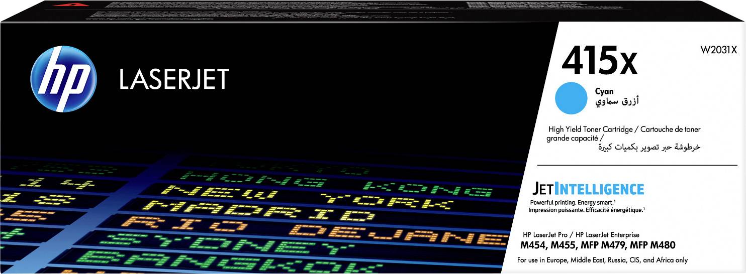HP Toner 415X Original Cyan 6000 Seiten W2031X