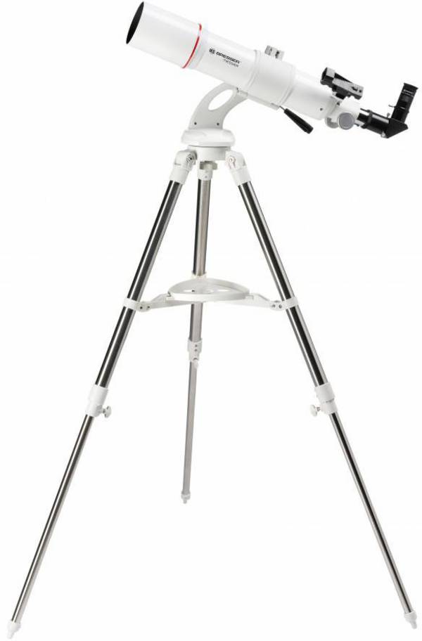 Bresser Optik Messier AR-80/640 AZ NANO Linsen-Teleskop Azimutal Achromatisch Vergrößerung 25 bis 160 x