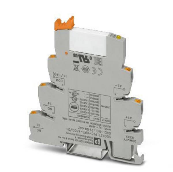 Phoenix Contact PLC-RPT- 48DC/21AU Relaisbaustein Nennspannung: 48 V/DC Schaltstrom (max.): 50 mA 1 Wechsler  1 St.