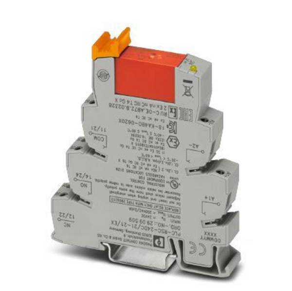 Phoenix Contact PLC-RSC- 24DC/21-21/EX Relaisbaustein Nennspannung: 24 V/DC Schaltstrom (max.): 6 A 2 Wechsler  10 St.
