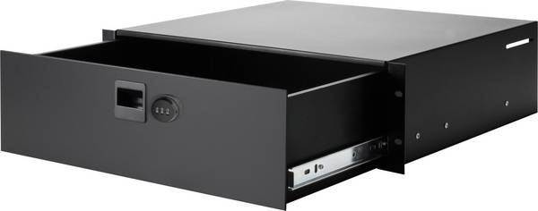 Adam Hall 87403CL 19 Zoll Rackschublade 3 HE Stahl