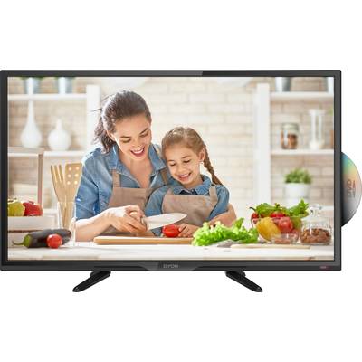 Dyon Sigma 24 DVD LED-TV 60 cm 23.6 Zoll EEK F (A - G) DVB-T2, DVB-C, DVB-S, HD ready, DVD-Player, CI+ Schwarz