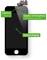 Ein Smartphone-Display mit Beschriftungen: 'Kamera', 'Lautsprecher & Mikrofon' und 'Retina Display', zeigt die Gerätekomponenten.