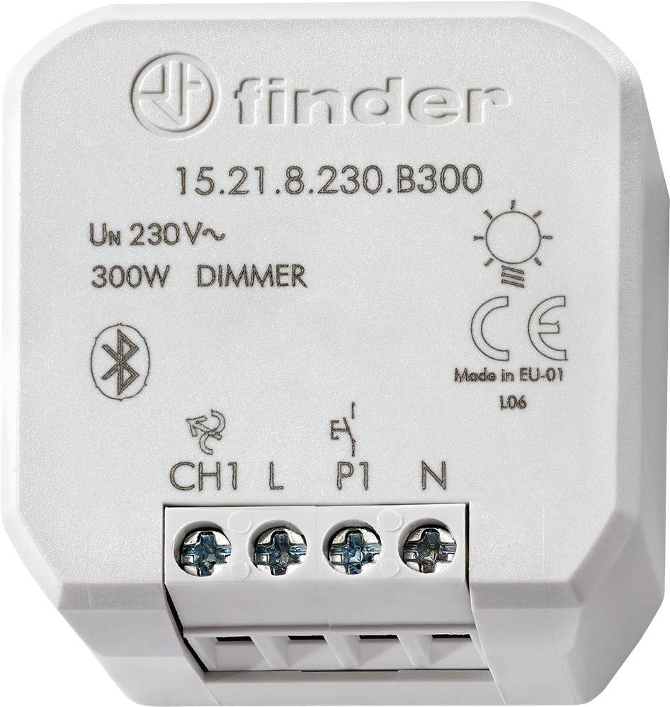 15.21.8.230.B300 Finder YESLY 1-Kanal Dimmaktor Grau