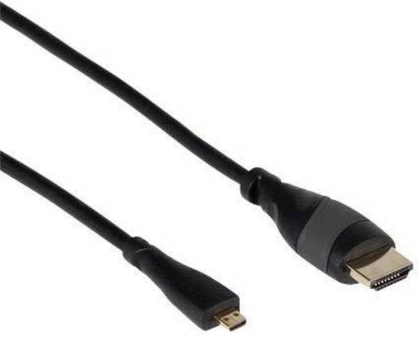Joy-it K-1481 HDMI-Kabel Raspberry Pi® [1x HDMI-Stecker - 1x HDMI-Stecker D Micro] 1.80 m Schwarz