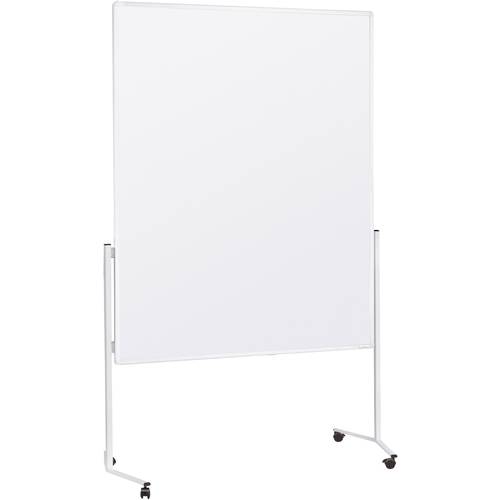 magnetoplan Moderationstafel 2111100 (L x B x H) 1730.00 x 1200 x 1500 mm Karton Weiß beidseitig verwendbar, Inkl. Rolle...