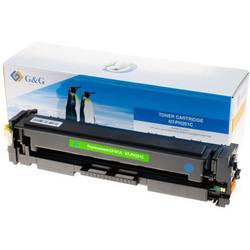 Image of G&G Tonerkassette ersetzt HP 201A, CF401A Cyan 1400 Seiten Kompatibel Toner