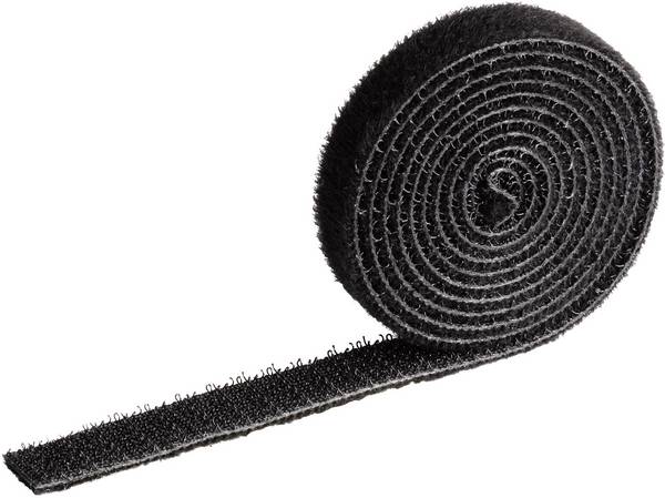Durable Klett-Kabelbinder CAVOLINE® GRIP 10 503101 Schwarz 10 mm 1 St. 1000 mm
