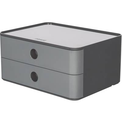 HAN Schubladenbox SMART-BOX ALLISON 1120-19 Grau, Schwarz, Weiß Anzahl der Schubfächer: 2