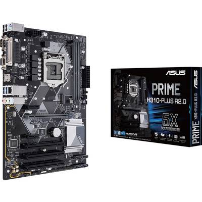 Asus PRIME H310-PLUS R2.0 Mainboard Sockel (PC) Intel® 1151 Formfaktor (Details) ATX Mainboard-Chipsatz Intel® H310