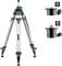 Dreibeinstativ mit höhenverstellbaren Beinen. Zwei Adapter: 1/4-Zoll und 5/8-Zoll Schraubgewinde zur Befestigung.