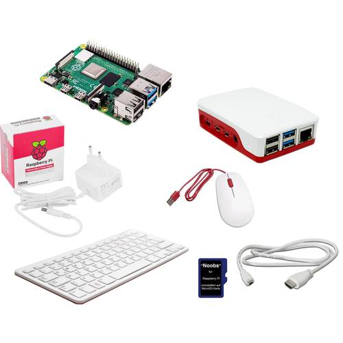 Raspberry Pi® Desktop Kit Raspberry Pi® 4 B 2 GB 4 x 1.5 GHz inkl. Tastatur, inkl. Maus, inkl. Noobs OS, inkl. Netzteil,...