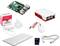 Raspberry Pi Starter Kit: Enthält Raspberry Pi Platine, Gehäuse, Netzteil, Maus, Tastatur, HDMI-Kabel, SD-Karte mit vorinstalliertem Betriebssystem.