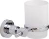 tesa 40284-00000-00 LOXX Zahnputzbecher Klebstoff Chrom (glänzend), Weiß (satiniert)