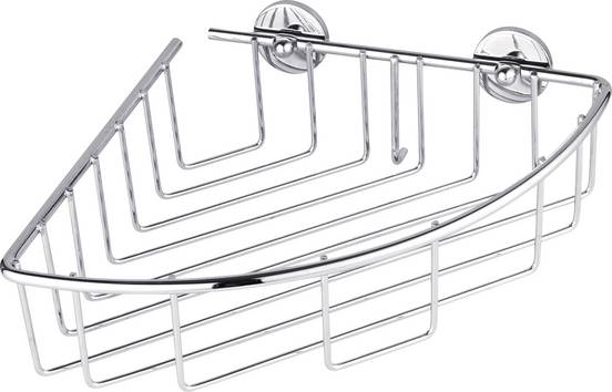 tesa 40216-00000-00 baath Plus Eckduschkorb  Klebstoff  Chrom (glänzend)