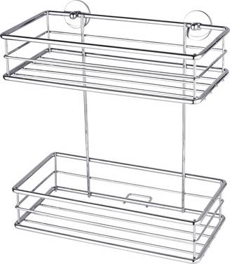 tesa 40212-00000-00 baath Plus Duschkorb  Klebstoff  Silber