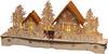 Gnosjö Konstsmide WB LED Holzsilhouette Dorf Schneemann, Rentier 3252-100
