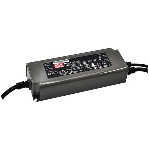 MEAN WELL PWM-90-24DA LED-Treiber Konstantspannung 90 W 3.75 A 24 V/DC Dali, dimmbar, Montage auf entflammbaren Oberfläc...