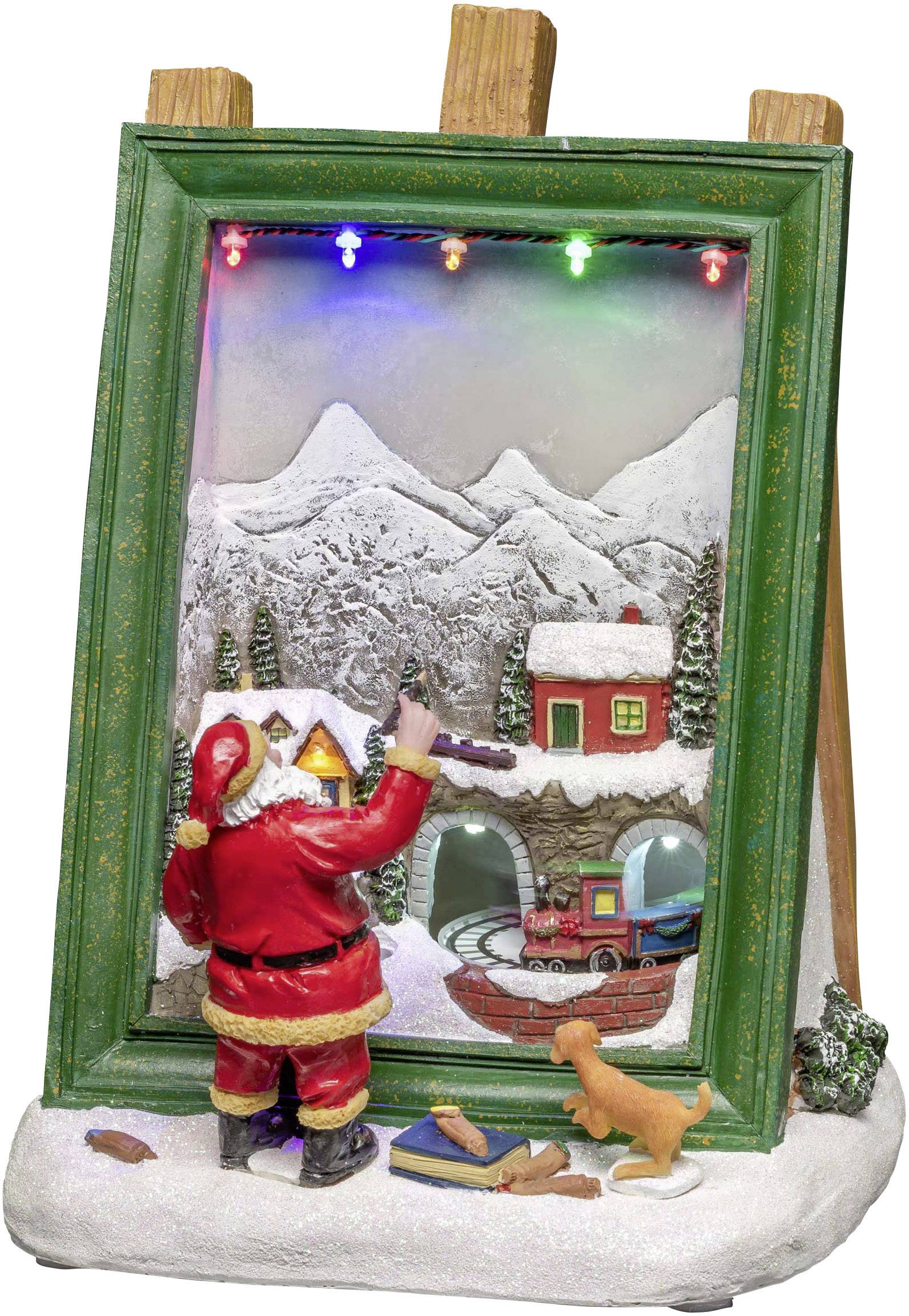 KONSTSMIDE 4221-000 Malender Weihnachtsmann RGBW LED Bunt