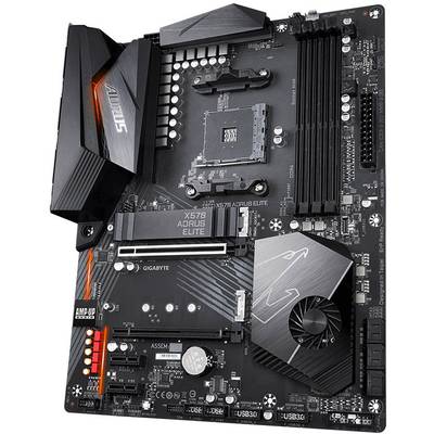 Gigabyte X570 AORUS ELITE Mainboard Sockel (PC) AMD® AM4 Formfaktor (Details) ATX Mainboard-Chipsatz AMD® X570-3